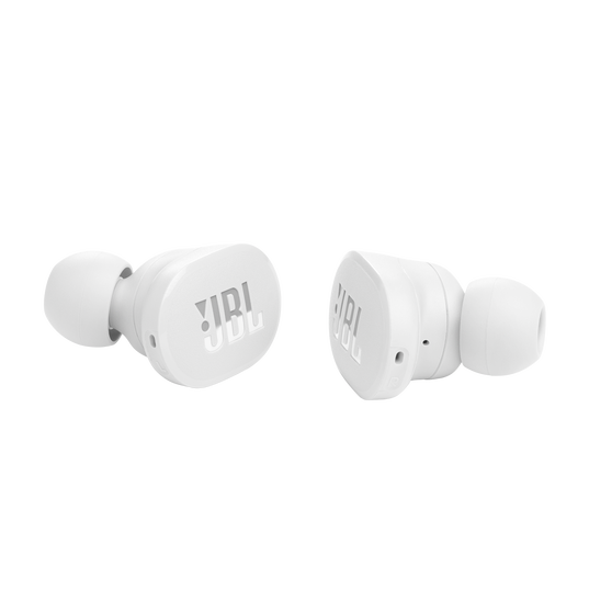JBL Tune 130NC TWS - White - True wireless Noise Cancelling earbuds - Detailshot 4